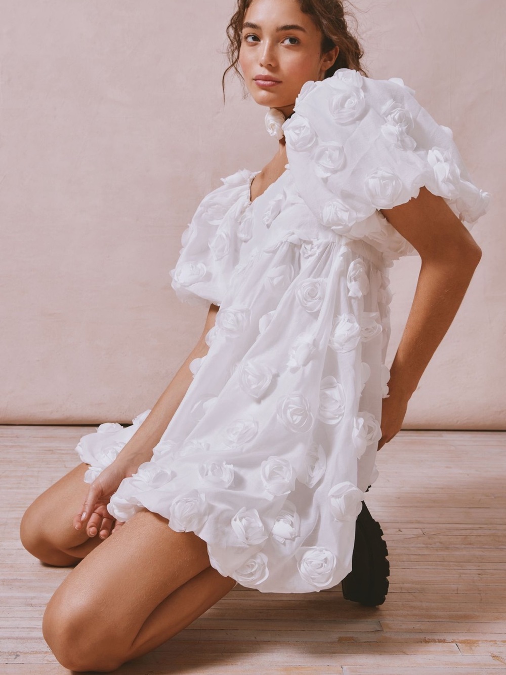 Sister Jane Dream Belle Rosette Mini Dress - Picture 3 of 4